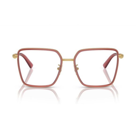 NEW VERSACE SQUARE EYEGLASSES VE1294D 1510 PINK METAL MOD 1294D 1510 EYEWEAR - Picture 2 of 3